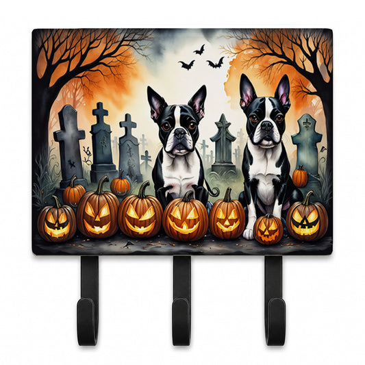 Caroline's Treasures Boston Terrier Dogs Ceramic Triple Wall Hook