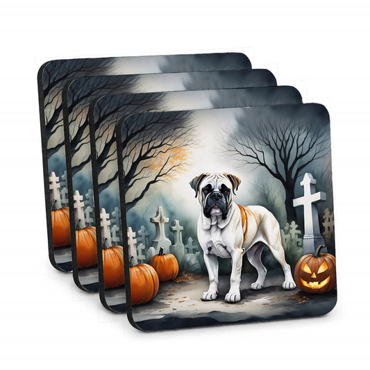 Caroline's Treasures Boxer Dogs Foam Drink Coasters Set of 4 Absorbent