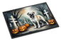 Caroline's Treasures DAC2025JMAT Boxer Spooky Halloween Indoor or Outdoor Mat 24x36 Front Door Mat Indoor Outdoor Rugs for Entryway, Non Slip Washable Low Pile, 24H X 36W