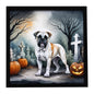Caroline's Treasures Boxer Dogs Framed Metal Wall Art 8 x 8 Inch