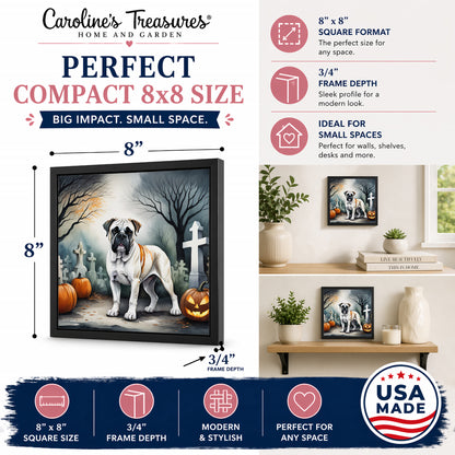 Caroline's Treasures Boxer Dogs Framed Metal Wall Art 8 x 8 Inch