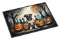 Caroline's Treasures DAC2026JMAT Boxer Spooky Halloween Indoor or Outdoor Mat 24x36 Front Door Mat Indoor Outdoor Rugs for Entryway, Non Slip Washable Low Pile, 24H X 36W