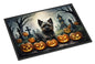 Caroline's Treasures DAC2027MAT Cairn Terrier Spooky Halloween Doormat 18x27 Front Door Mat Indoor Outdoor Rugs for Entryway, Non Slip Washable Low Pile, 18H X 27W
