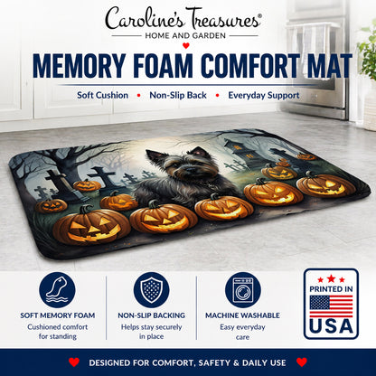 Caroline's Treasures Cairn Terrier Dogs Memory Foam Mat 19x27
