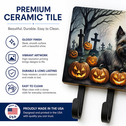 Caroline's Treasures Cairn Terrier Dogs Ceramic Triple Wall Hook