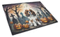 Caroline's Treasures DAC2028LCB Cavalier Spaniel Spooky Halloween Glass Cutting Board Large Decorative Tempered Glass Kitchen Cutting and Serving Board Large Size Chopping Board