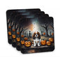 Caroline's Treasures Cavalier Spaniel Dogs Foam Drink Coasters Set of 4