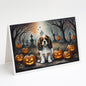 Caroline's Treasures DAC2029GCA7P Cavalier Spaniel Spooky Halloween Greeting Cards and Envelopes Pack of 8 Blank Cards with Envelopes Whimsical A7 Size 5x7 Blank Greeting Cards