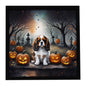 Caroline's Treasures Cavalier Spaniel Dogs Framed Metal Wall Art 8x8 In