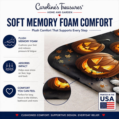 Caroline's Treasures Cavalier Spaniel Dogs Memory Foam Mat 19x27