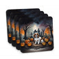 Caroline's Treasures Cavalier Spaniel Dogs Foam Drink Coasters Set of 4
