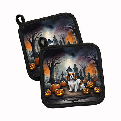 Caroline's Treasures Cavalier Spaniel Dogs Set of 2 Kitchen Pot Holders
