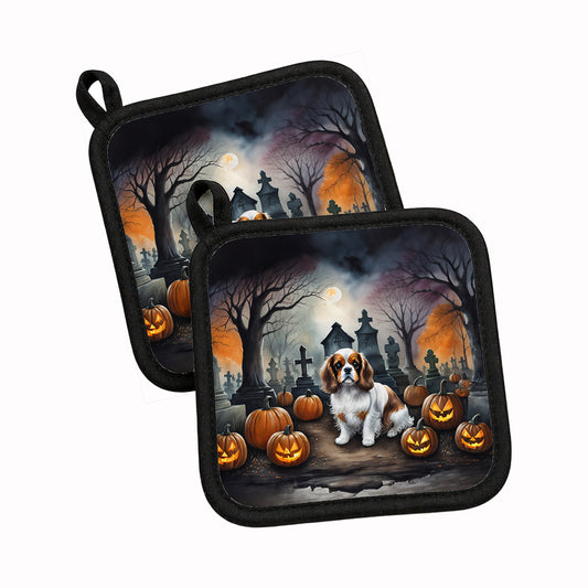 Caroline's Treasures Cavalier Spaniel Dogs Set of 2 Kitchen Pot Holders