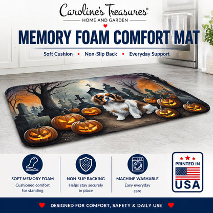 Caroline's Treasures Cavalier Spaniel Dogs Memory Foam Mat 19x27