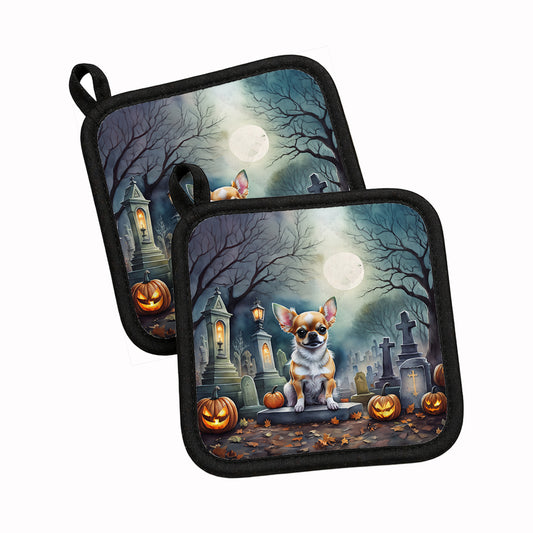 Caroline's Treasures Chihuahua Dogs Set of 2 Kitchen Pot Holders