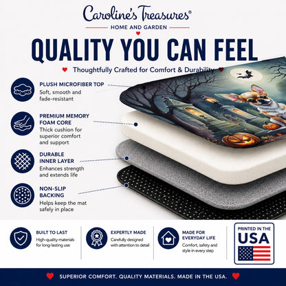 Caroline's Treasures Chihuahua Dogs Memory Foam Mat 19x27