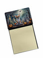 Caroline's Treasures Chihuahua Spooky Halloween Sticky Note Holder Refillable Dispenser Self-Sticky Note Pads, Memo Pads Blank Desk Accessories