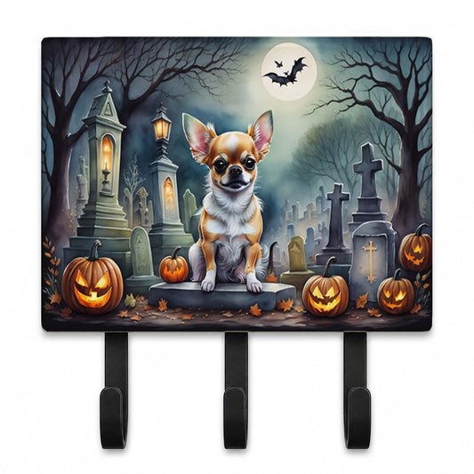 Caroline's Treasures Chihuahua Dogs Halloween Ceramic Triple Wall Hook