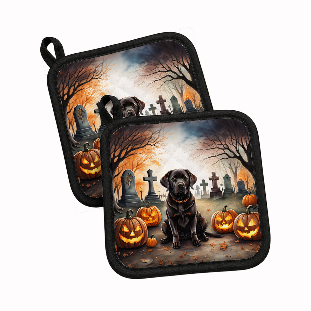 Caroline's Treasures Labrador Retriever Dogs Set of 2 Kitchen Pot Holders