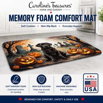 Caroline's Treasures Labrador Retriever Dogs Memory Foam Mat 19x27