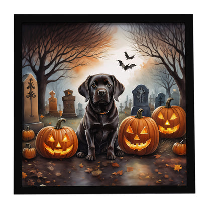Caroline's Treasures Labrador Retriever Dogs Framed Metal Wall Art 8x8