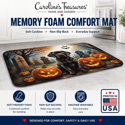Caroline's Treasures Labrador Retriever Dogs Memory Foam Mat 19x27