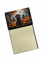 Caroline's Treasures Chocolate Labrador Retriever Spooky Halloween Sticky Note Holder Refillable Dispenser Self-Sticky Note Pads, Memo Pads Blank Desk Accessories