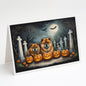 Caroline's Treasures DAC2034GCA7P Chow Chow Spooky Halloween Greeting Cards and Envelopes Pack of 8 Blank Cards with Envelopes Whimsical A7 Size 5x7 Blank Greeting Cards