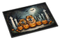 Caroline's Treasures DAC2034JMAT Chow Chow Spooky Halloween Indoor or Outdoor Mat 24x36 Front Door Mat Indoor Outdoor Rugs for Entryway, Non Slip Washable Low Pile, 24H X 36W