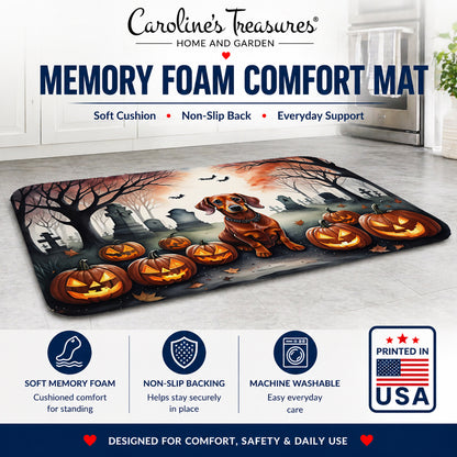 Caroline's Treasures Dachshund Dogs Memory Foam Mat 19x27