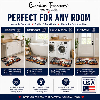 Caroline's Treasures Dachshund Dogs Memory Foam Mat 19x27