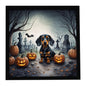 Caroline's Treasures Dachshund Dogs Framed Metal Wall Art 8 x 8 Inch