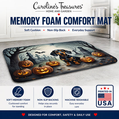 Caroline's Treasures Dachshund Dogs Memory Foam Mat 19x27