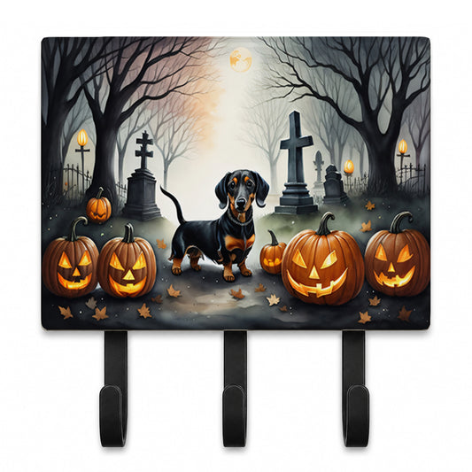 Caroline's Treasures Dachshund Dogs Halloween Ceramic Triple Wall Hook