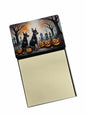 Caroline's Treasures Doberman Pinscher Spooky Halloween Sticky Note Holder Refillable Dispenser Self-Sticky Note Pads, Memo Pads Blank Desk Accessories