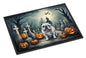 Caroline's Treasures DAC2039MAT English Bulldog Spooky Halloween Doormat 18x27 Front Door Mat Indoor Outdoor Rugs for Entryway, Non Slip Washable Low Pile, 18H X 27W