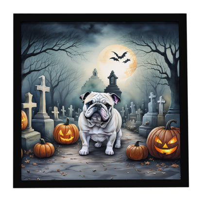 Caroline's Treasures English Bulldog Dogs Framed Metal Wall Art 8 x 8 Inch