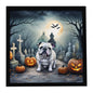 Caroline's Treasures English Bulldog Dogs Framed Metal Wall Art 8 x 8 Inch