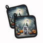 Caroline's Treasures English Bulldog Dogs Set of 2 Kitchen Pot Holders