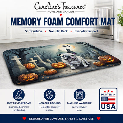 Caroline's Treasures English Bulldog Dogs Memory Foam Mat 19x27