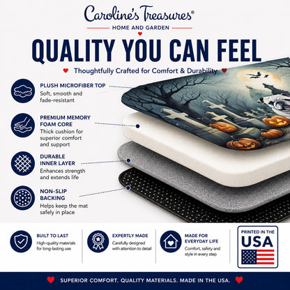 Caroline's Treasures English Bulldog Dogs Memory Foam Mat 19x27
