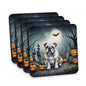 Caroline's Treasures English Bulldog Dogs Foam Drink Coasters Set of 4