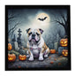 Caroline's Treasures English Bulldog Dogs Framed Metal Wall Art 8 x 8 Inch