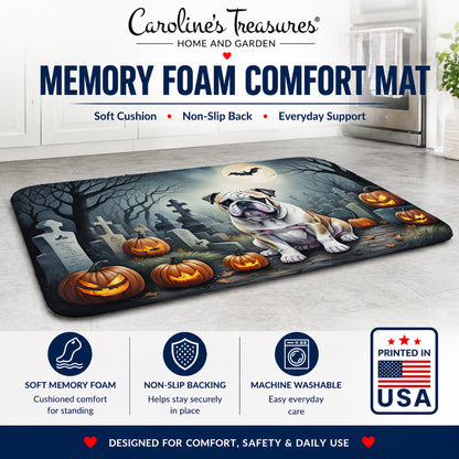 Caroline's Treasures English Bulldog Dogs Memory Foam Mat 19x27