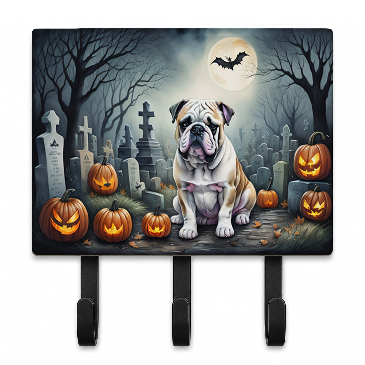 Caroline's Treasures English Bulldog Dogs Ceramic Triple Wall Hook