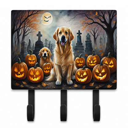 Caroline's Treasures Golden Retriever Dogs Ceramic Triple Wall Hook