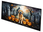 Caroline's Treasures Golden Retriever Spooky Halloween Runner Mat 28x58 Front Door Mat Indoor Outdoor Rugs for Entryway Hallway Foyer Non Slip Washable Wide Doormat