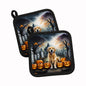 Caroline's Treasures Golden Retriever Dogs Set of 2 Kitchen Pot Holders