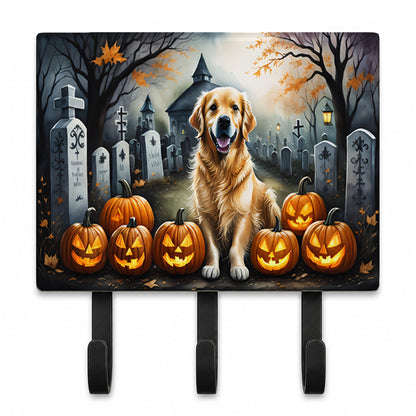 Caroline's Treasures Golden Retriever Dogs Ceramic Triple Wall Hook