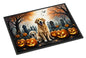 Caroline's Treasures DAC2043JMAT Golden Retriever Spooky Halloween Indoor or Outdoor Mat 24x36 Front Door Mat Indoor Outdoor Rugs for Entryway, Non Slip Washable Low Pile, 24H X 36W